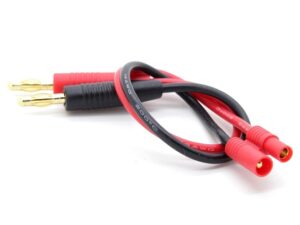 Ladekabel 4mm Banana-Stecker auf Banana 4mm mit Gehäuse