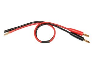 Ladekabel 4.0mm Goldstecker auf Banana 4mm - 30cm - Polung getauscht