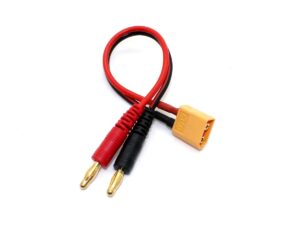 Ladekabel XT60 auf Banana Stecker 4mm - 25cm lang