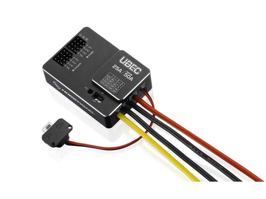Hobbywing UBEC 25A / 50A HV - für 3S bis 18S LiPo Akkus