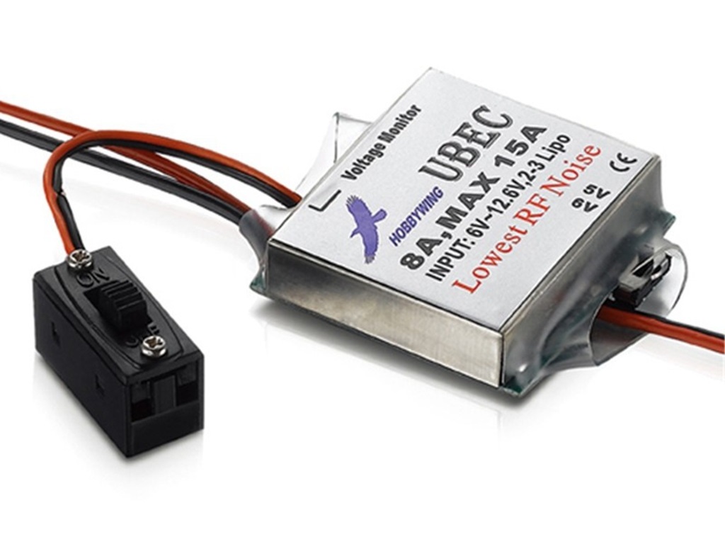 Hobbywing UBEC 8A / Spannungsregler 8A BEC / 2-3S LiPo – Bild 2