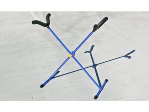 Flugmodellständer aus Alu - blau - 1 Meter hoch - HSDJets