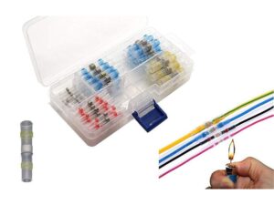 Lötverbinder / Schrumpfverbinder zum Verbinden von Kabeln, 100er-Set