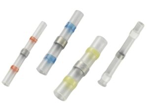 Lötverbinder / Schrumpfverbinder, 2mm / AWG24, zum Verbinden von Kabeln, 10er-Set