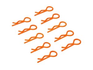 Karosserieclips / Splinte klein, 1.2x15mm - orange, 10 Stk