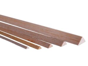 Dreieck Kiefernleiste / Dreikantleiste / Profilleiste - 12x12x1000mm