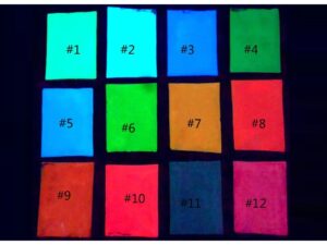 Fluoreszierendes Pulver / Leucht-Pulver - Aqua Blue - Nr. 2 - 50 Gramm