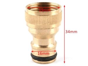 Schraubanschluss Schnellkupplung Messing IG 1/2 Zoll Typ Gardena