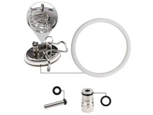 O-Ring, Silikon Dichtungs - Set 88mm, 2x 7mm, 2x13mm zu Cornelius Keg