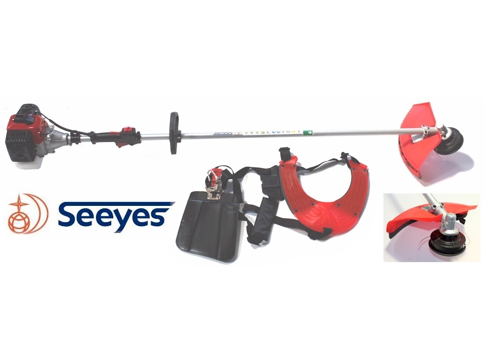 Rasentrimmer XYG03-1 mit Nylon Doppelfaden, 33ccm 2 Takt