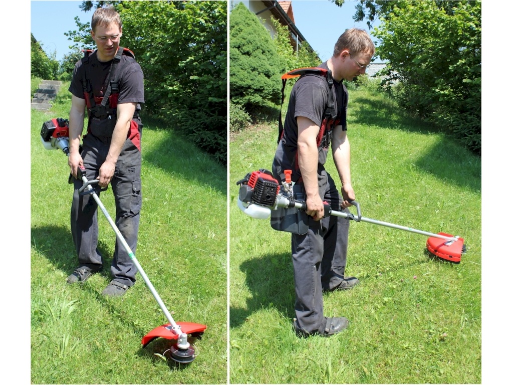 Rasentrimmer XYG03-1 mit Nylon Doppelfaden, 33ccm 2 Takt – Bild 3