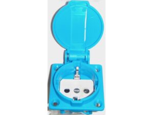 Einbausteckdose SCHUKO mit Kindersicherung