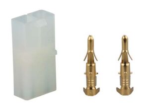 Tamiya-Buchse mit Kontaktpin, goldbeschichtet - im 5er-Set