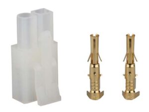 Tamiya-Stecker mit Kontaktpin, goldbeschichtet - im 5er-Set