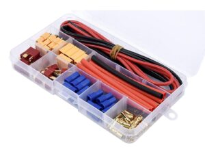 Stecker-Set - T-Plug, EC3, XT60 - mit Kabel und Schrumpfschlauch