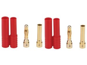 Hochstrom Stecksystem, Bananenstecker 4mm 1 Paar, Version A