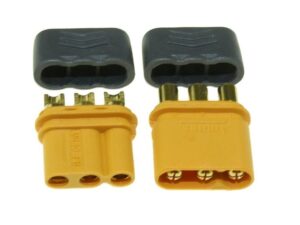 Amass MR30 Hochstrom Stecksystem mit Kabelschutz - 5 Paar