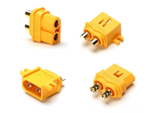 Amass XT60 Hochstrom Stecksystem - Kabelschutz + Klemmsicherung - 2 Paar