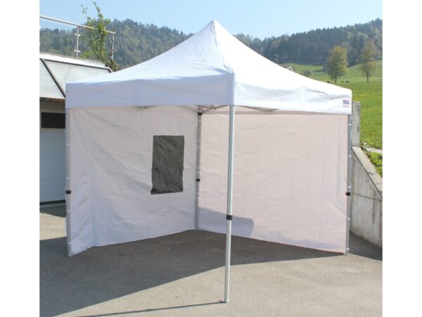 HEBU-Tent Faltzelt ROYAL 3x4.5m weiss PVC-Dach – Bild 2