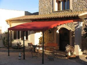 2er Set Front PVC Fenster zu LA PERGOLA Terra