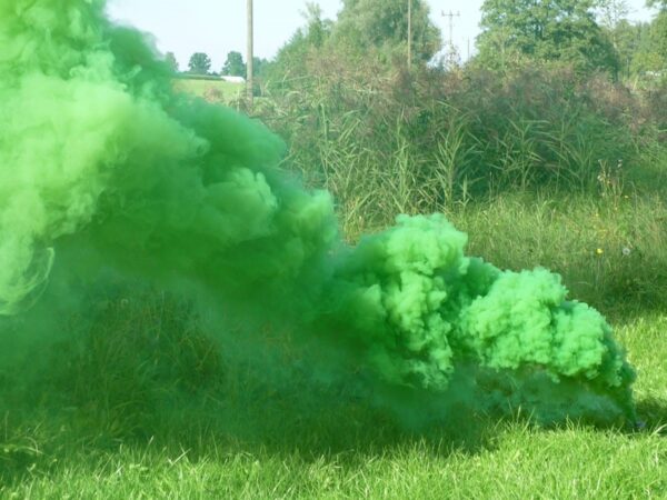 Mr. Smoke 3 - Rauchpatrone in grün mit Elektrozünder