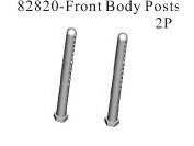 Karosserie / Bumperhalter-Stifte vorne Drift Car 1663/ Pro 82820