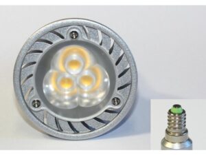 JDR LED Strahler E14, 3x1W naturweiss - AUSVERKAUF