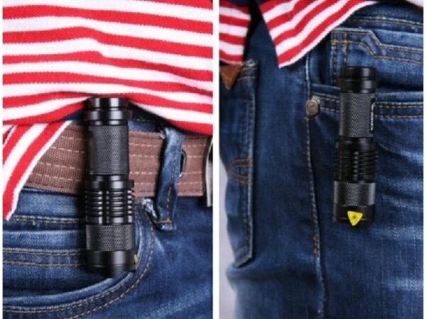 High Power LED CREE 5W Alu-Taschenlampe, zoombar – Bild 3