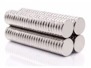 Neodym-Magnet N35, 10x2.0mm, Kabinenhaubenbefestigung, 10 Stück / Set