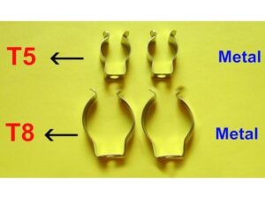 Halterung T8 zu LED Aluminium-Leiste - 230V