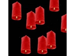 Himmelslaterne Skylaterne - Zylinder - rot