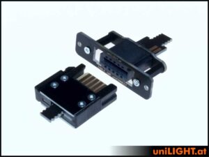 uniLIGHT Kabel-Steckverbindung, 3 primäre 4 sekundäre Pole - RTR