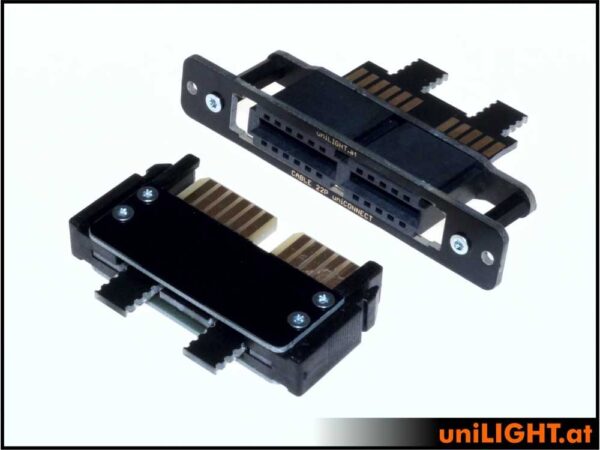 uniLIGHT Kabel-Steckverbindung, 6 primäre 10 sekundäre Pole – Bild 3