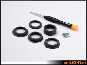 uniLIGHT Montagerahmen Scheinwerfer 26mm - grau