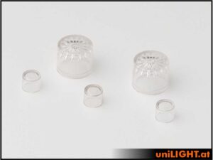 uniLIGHT runde Lichtkappen für 7mm und 13mm Lichter