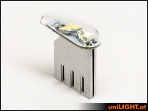 uniLIGHT 12mm DUAL Navigation + Blitzlicht, 12Wx2 - grün-weiss