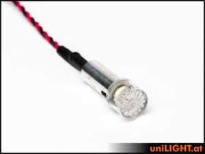 uniLIGHT 13mm DUAL Navigation + Blitzlicht, 5Wx2 - grün-weiss