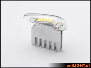 uniLIGHT 14mm DUAL Navigation + Blitzlicht, 17Wx2 - grün-weiss