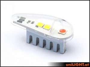 uniLIGHT 18mm DUAL Navigation + Blitzlicht, 12Wx2, L+R Set