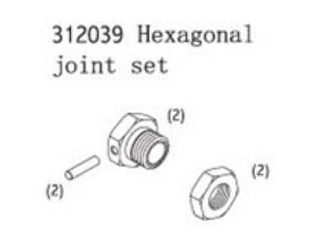 Radträger Sechskant Set FS312039 1:8 Cars
