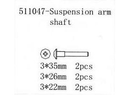 Wellen-Set zur Befestigung der Aufhängung 511047 FS-Cars 1:10