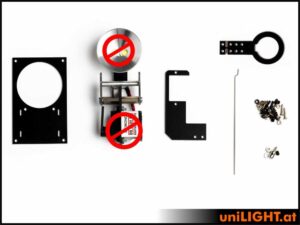 uniLIGHT Mechanik für Klappscheinwerfer 40mm