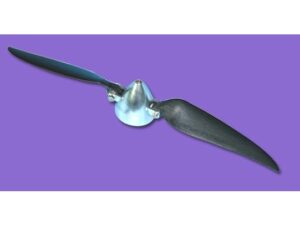 Klapp-Luftschraube 10x6 mit Alu-Spinner 35mm für 5mm Wellen