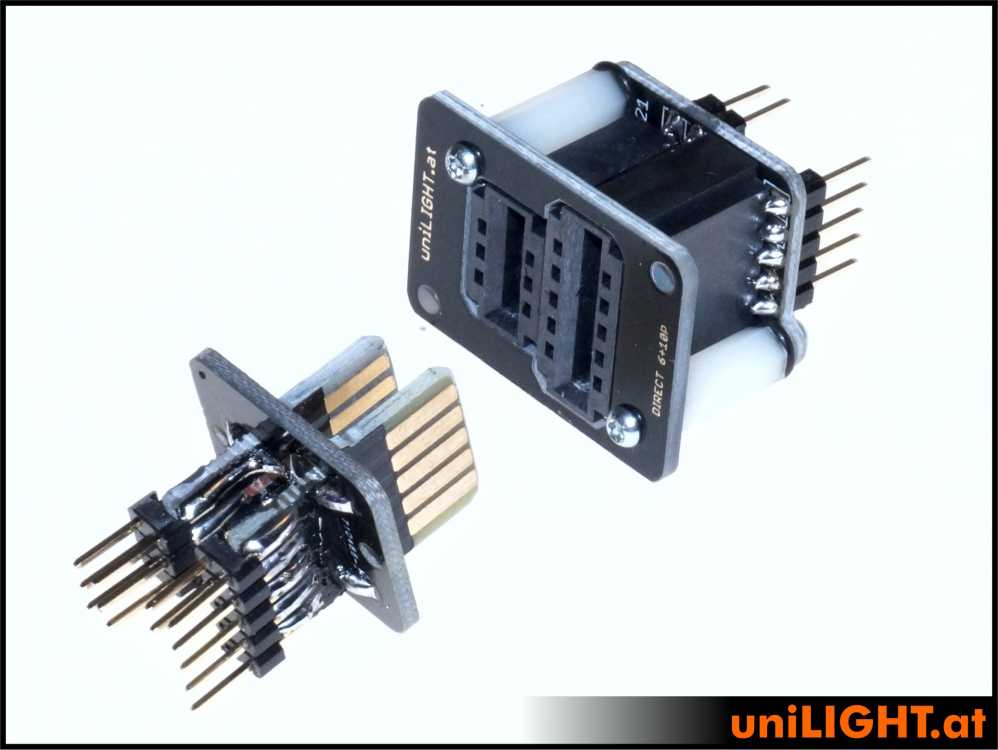 uniLIGHT Header-Steckverbindung, 3 primäre 10 sekundäre Pole - DIY – Bild 2