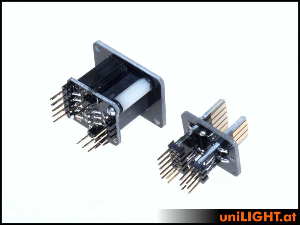 uniLIGHT Header-Steckverbindung, 3 primäre 10 sekundäre Pole - DIY – Bild 5