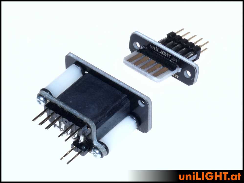 uniLIGHT Header-Steckverbindung, 3 primäre 4 sekundäre Pole - DIY – Bild 4