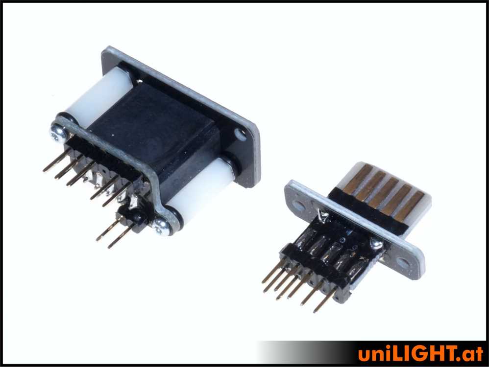 uniLIGHT Header-Steckverbindung, 3 primäre 4 sekundäre Pole - DIY – Bild 5