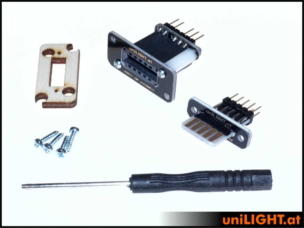 uniLIGHT Header-Steckverbindung, 3 primäre 4 sekundäre Pole - DIY – Bild 6
