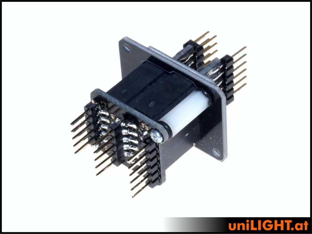 uniLIGHT Header-Steckverbindung, 6 primäre 10 sekundäre Pole – Bild 3