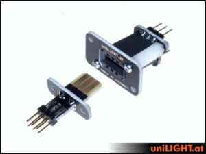 uniLIGHT Header-Steckverbindung, 6 sekundäre Pole
